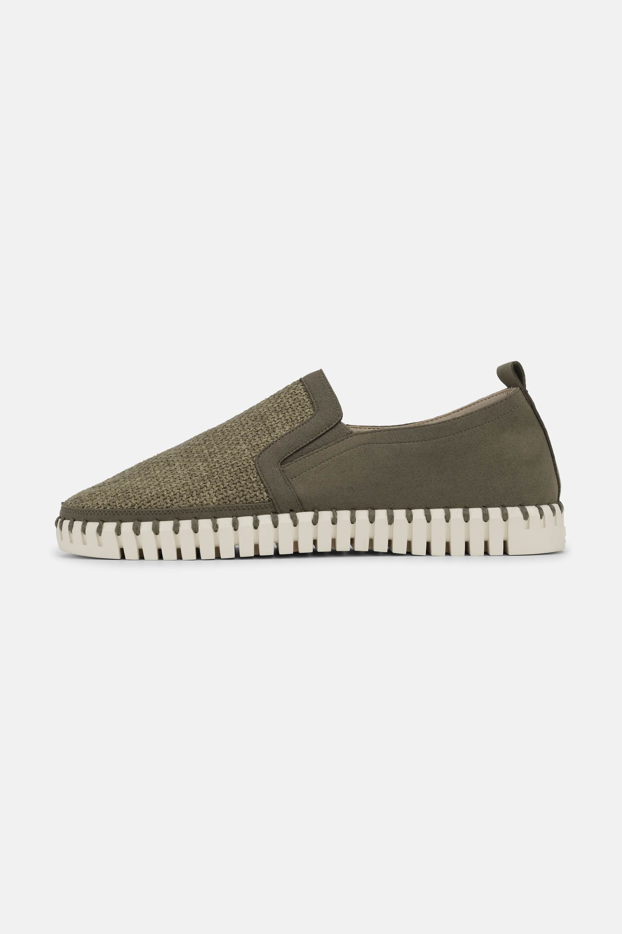 Bequeme Herrenschuhe - Deep Olive Pearled Ivory